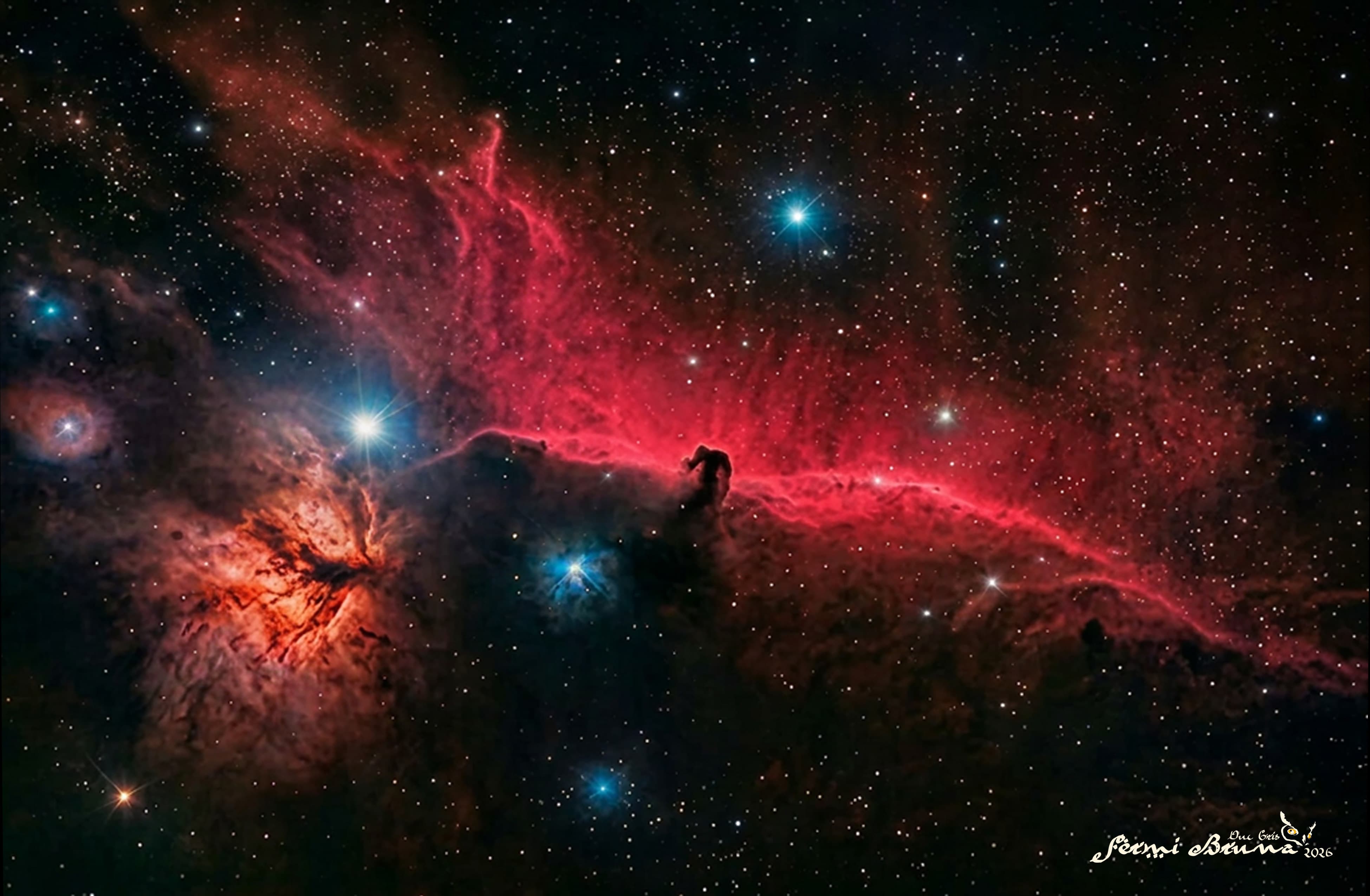 Nebuloses del Cap de Cavall i de la Flama